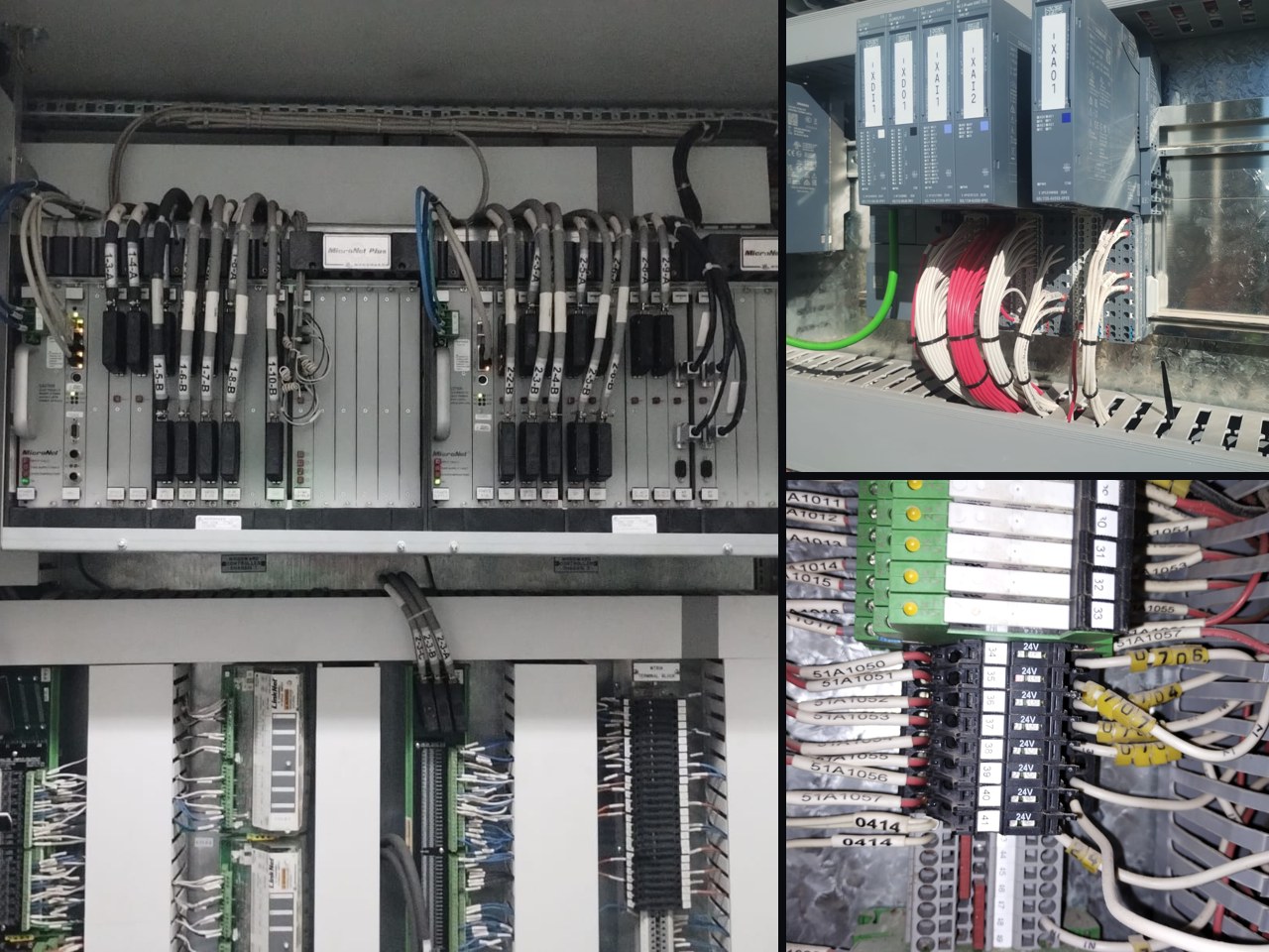 Integración de control y borneras 24V